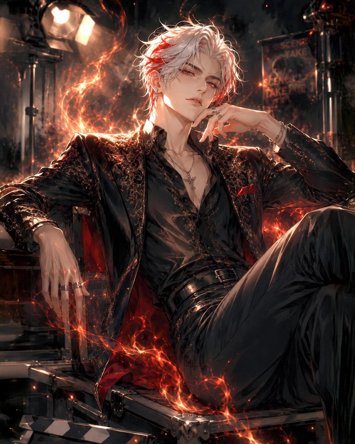 Blaise Decotour, The Flame Scene Actor