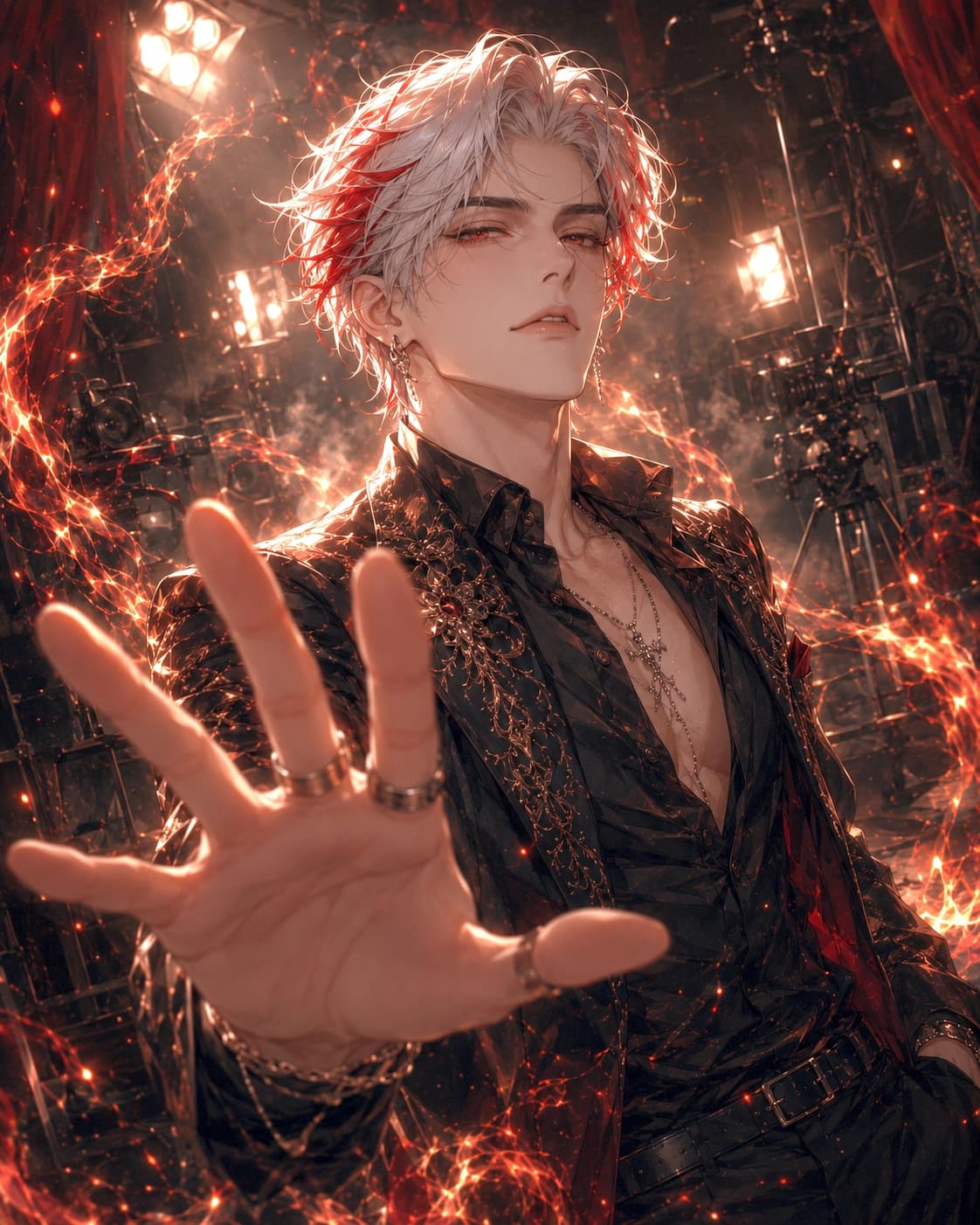 Blaise Decotour, The Flame Scene Actor