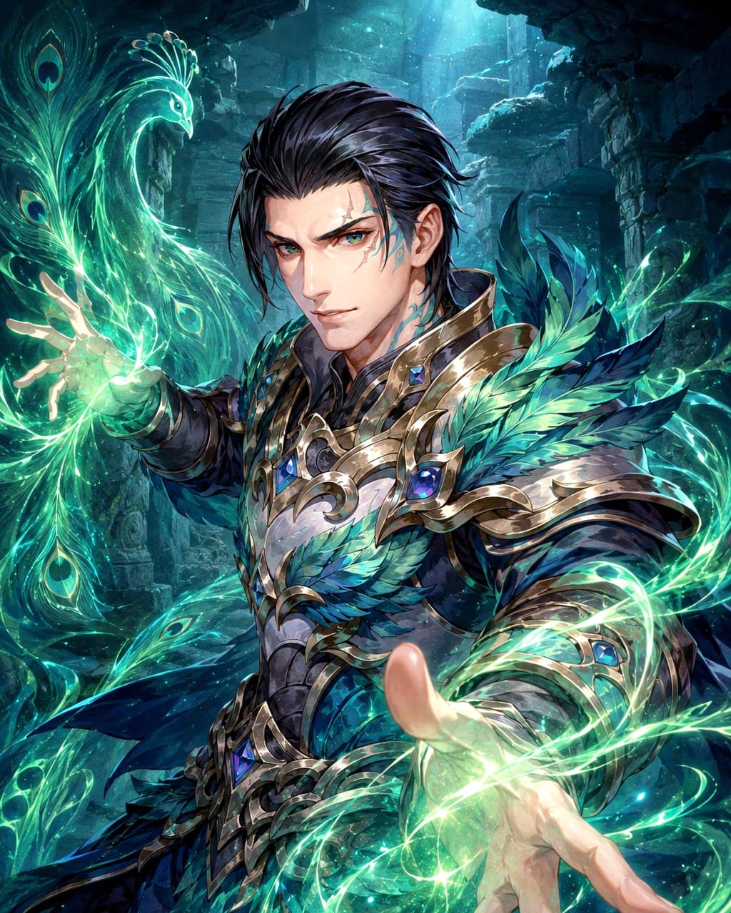 Sir Peryx Aurigold, The Peacock Knight