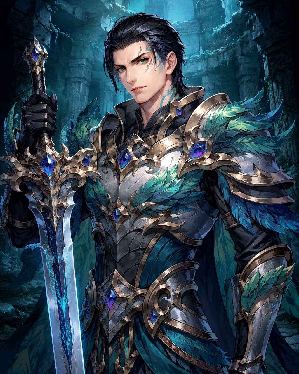 Sir Peryx Aurigold, The Peacock Knight