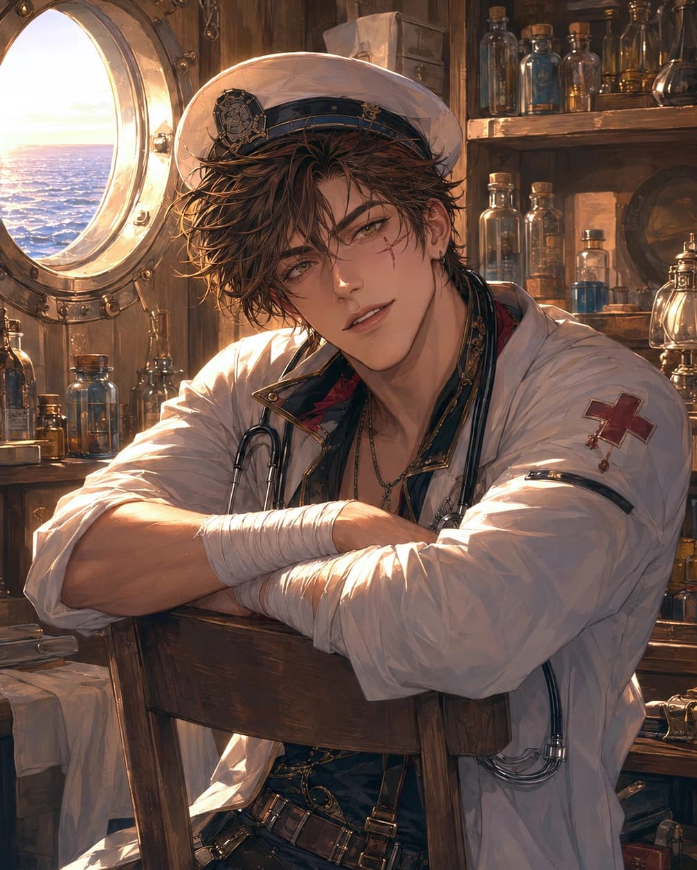 Caspian Salte, The Reckless Ship Doctor