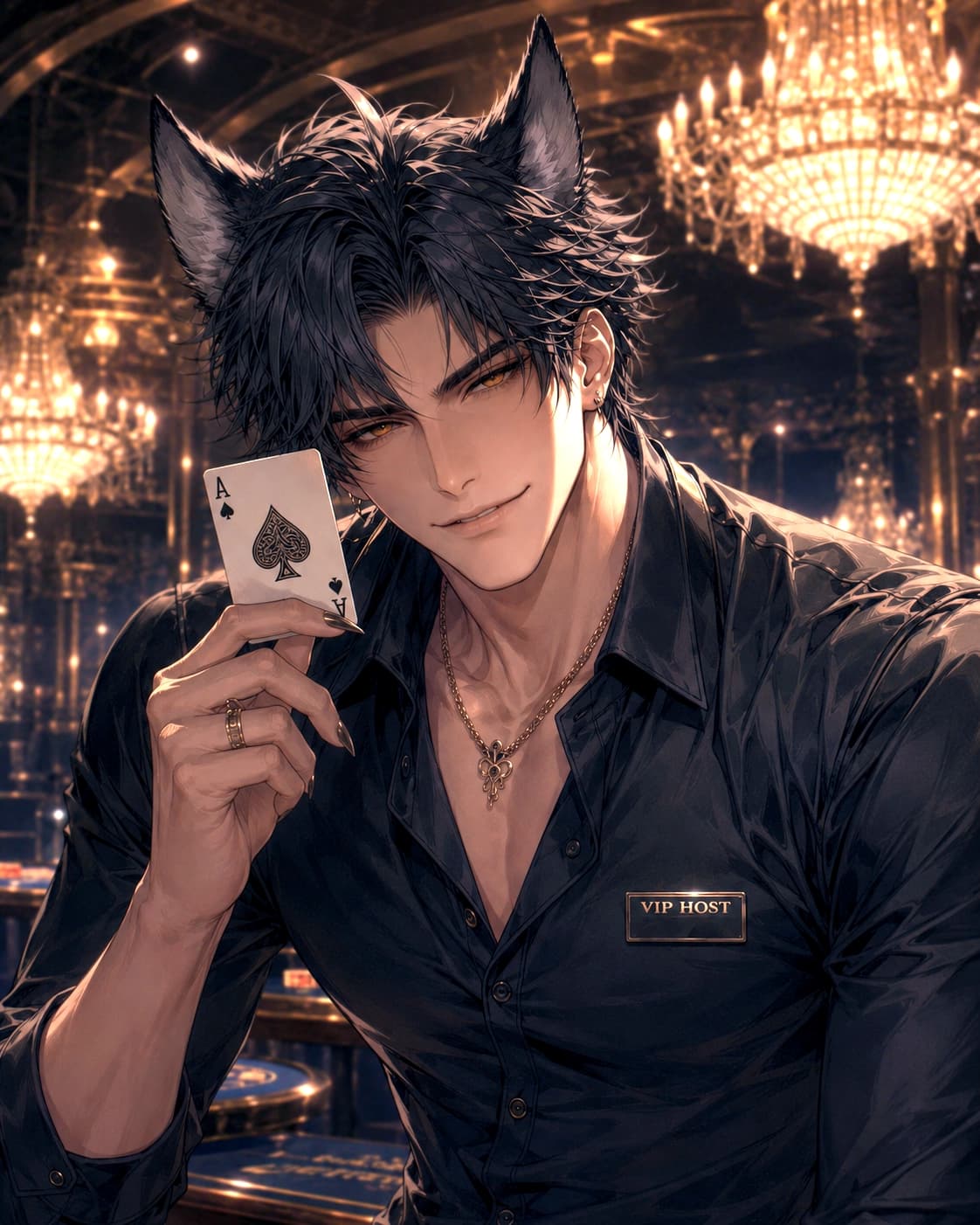 Orion Zakari, The VIP Casino Wolf Host